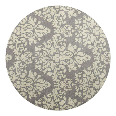 Ochranná podložka na podlahu kulatá Klasický rostlinný vzor