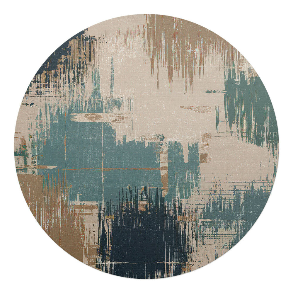 Ochranná podložka pod židli kulatá Abstraktní textura