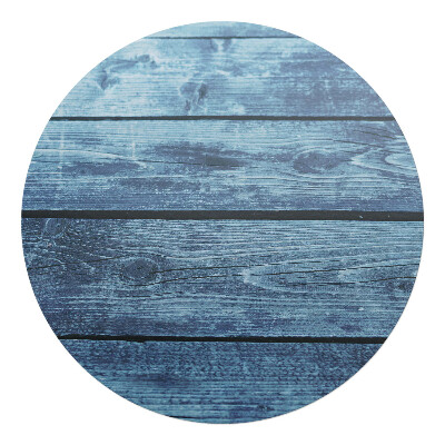 Ochranná podložka na podlahu kulatá Staré dřevěné desky