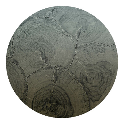 Podložka pod křeslo kulatá Struktura dřeva