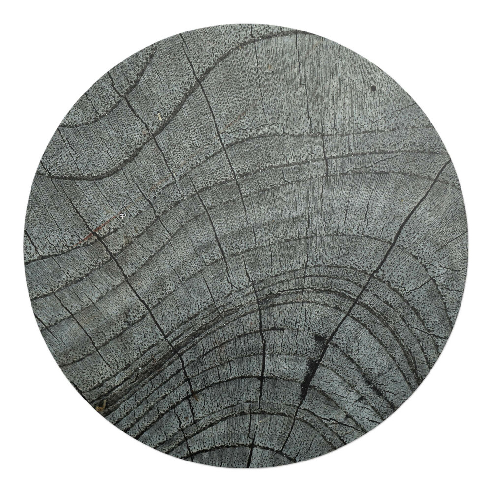 Ochranná podložka na podlahu kulatá Dřevěné zrno