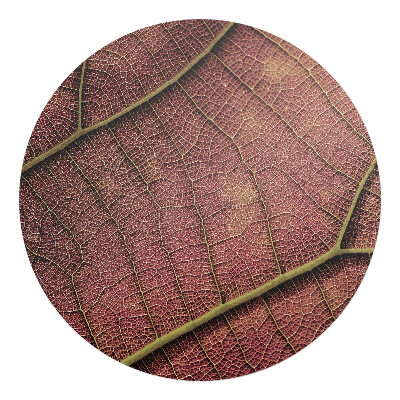 Podložka pod židli kulatá Struktura listu