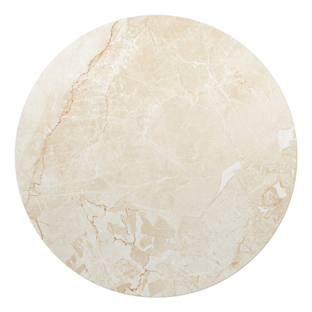 Podložka pod židli kulatá Mramorové žíly