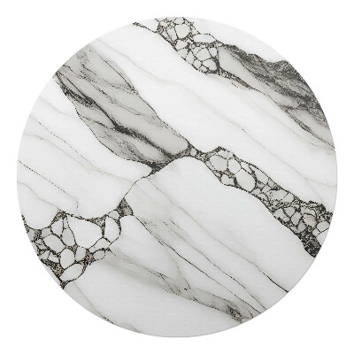 Podložka pod křeslo kulatá Mramorové žíly