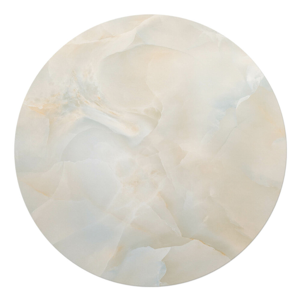 Ochranná podložka na podlahu kulatá Jasné abstraktní vlny
