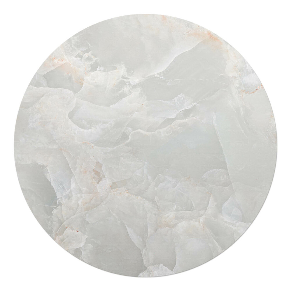 Podložka pod křeslo kulatá Mramorová textura