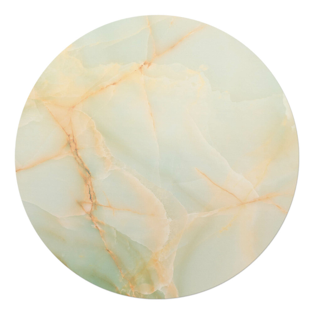 Ochranná podložka na podlahu kulatá Mramorové žíly