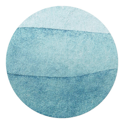 Podložka pod křeslo kulatá Pastelové vlny