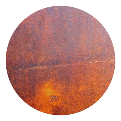 Ochranná podložka na podlahu kulatá Rezavé abstrakce