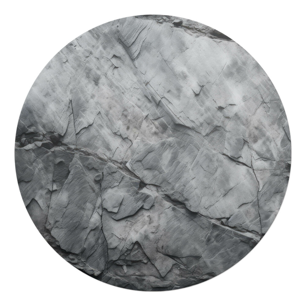 Ochranná podložka na podlahu kulatá Texturovaná skála