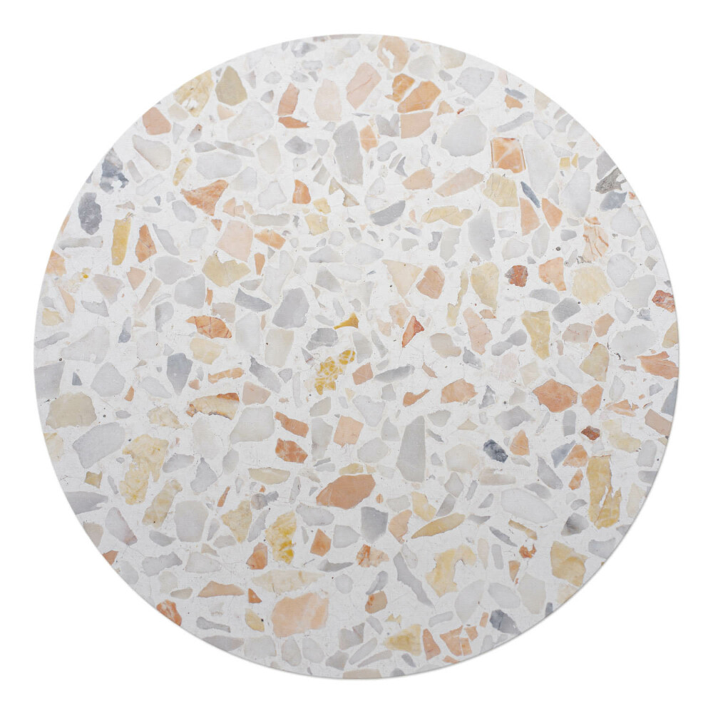 Podložka pod křeslo kulatá Kamenná mozaika