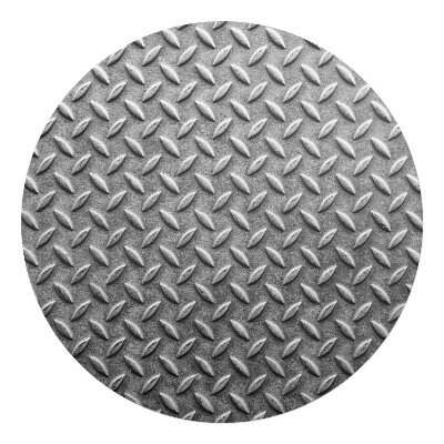 Ochranná podložka na podlahu kulatá Kovový rošt