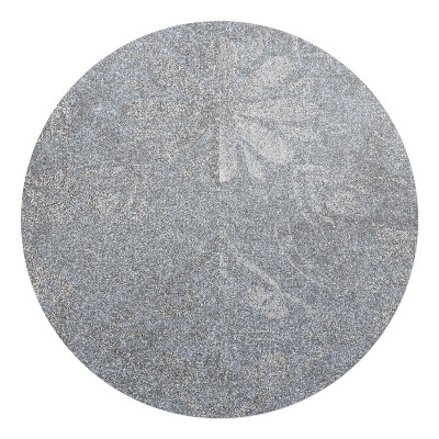 Podložka pod židli kulatá Květinový ornament