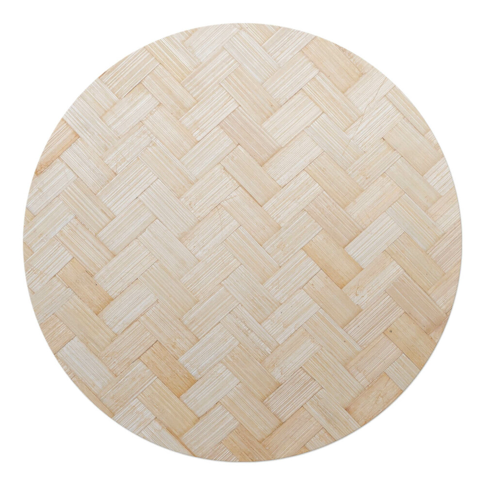 Ochranná podložka na podlahu kulatá Bambusový cop