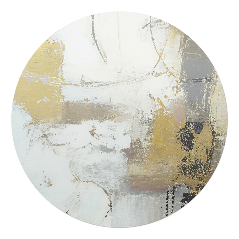 Podložka pod židli kulatá Abstraktní textura