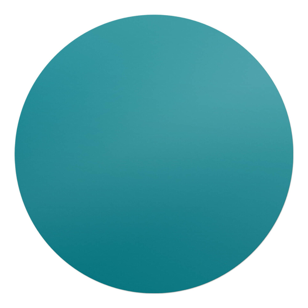 Ochranná podložka na podlahu kulatá Barva Tyrkysová