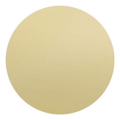 Ochranná podložka na podlahu kulatá Barva pastelově žlutá
