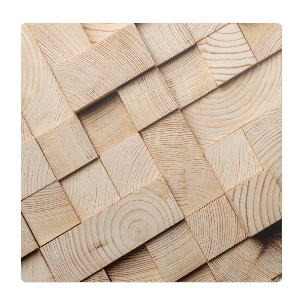 Ochranná podložka pod židli Dřevěná mozaika