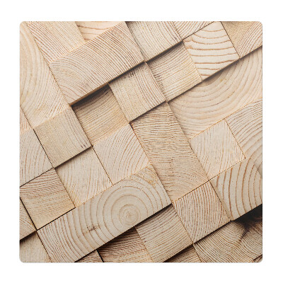 Ochranná podložka pod židli Dřevěná mozaika