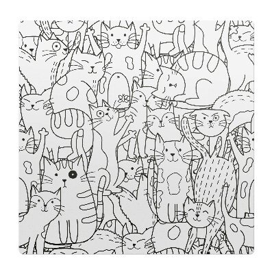 Ochranná podložka na podlahu Kreslení koček