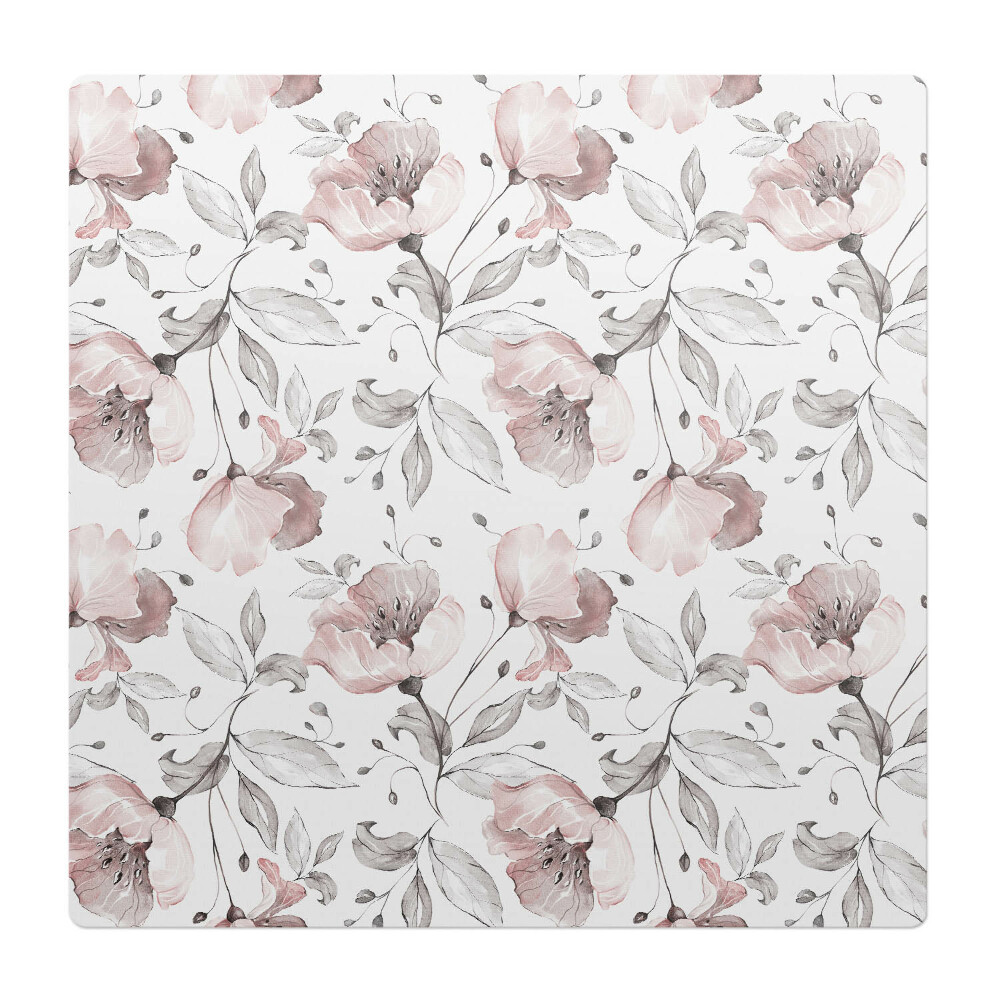 Ochranná podložka na podlahu Vintage květinový vzor