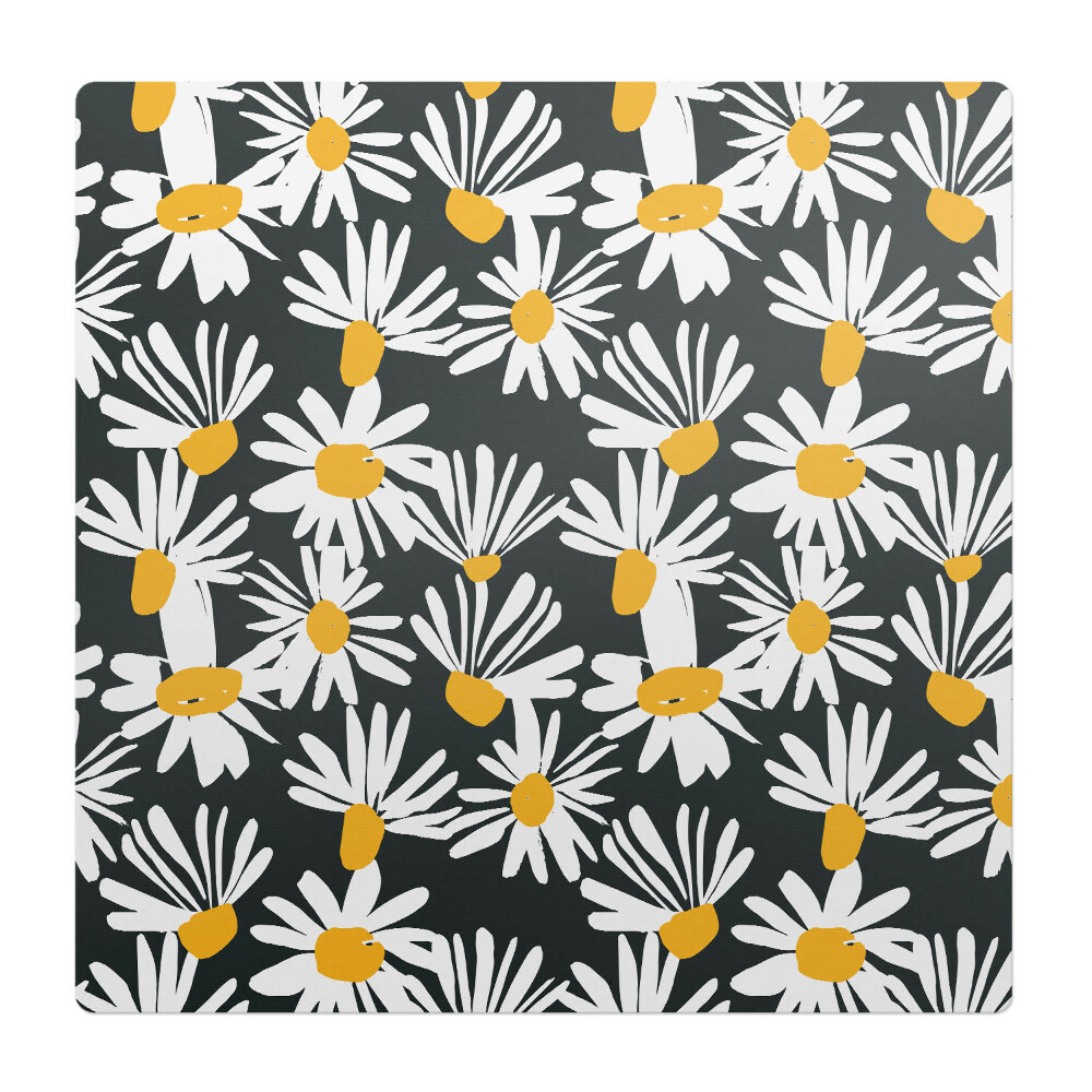 Ochranná podložka na podlahu Retro květinový vzor