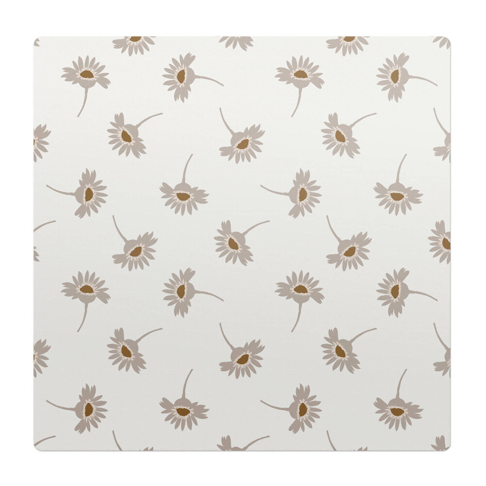 Ochranná podložka pod židli Retro květinový vzor