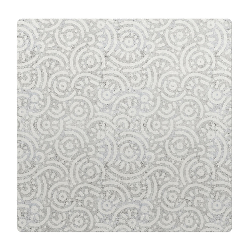 Ochranná podložka na podlahu Geometrický retro vzor