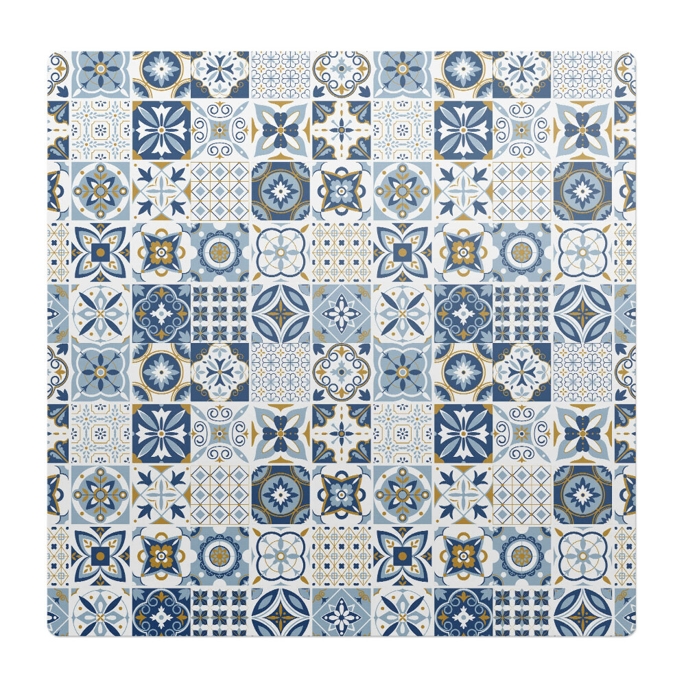 Ochranná podložka pod židli Dlaždice v retro stylu