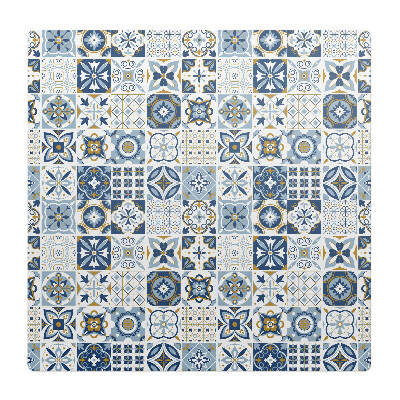 Ochranná podložka pod židli Dlaždice v retro stylu