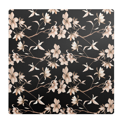 Ochranná podložka na podlahu Vintage květinový vzor