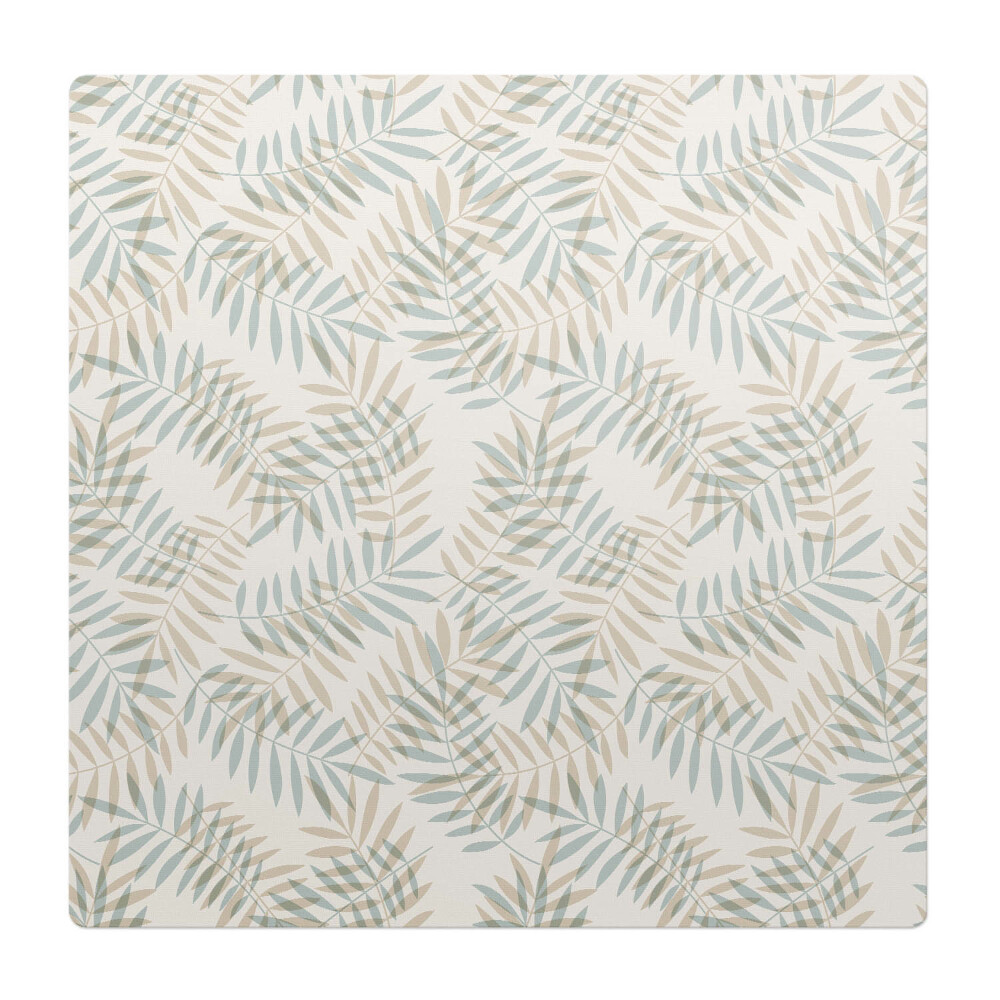 Ochranná podložka na podlahu Listy v pastelových barvách