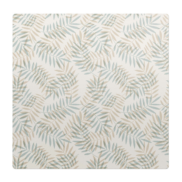 Ochranná podložka na podlahu Listy v pastelových barvách