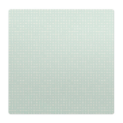 Ochranná podložka pod židli Retro vzor křížkového stehu