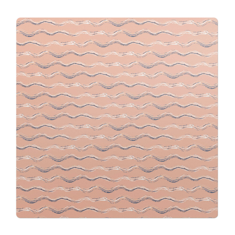 Podložka pod křeslo Vlnité pastelové linky