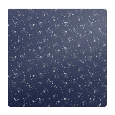 Ochranná podložka na podlahu Jemné vějíře