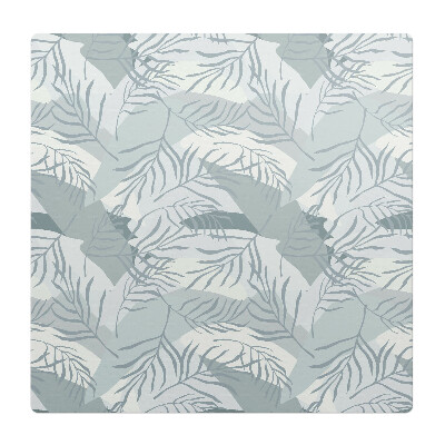 Podložka pod židli Listy v pastelových barvách