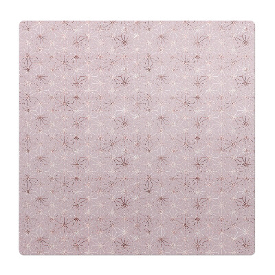 Podložka pod židli Geometrický květinový vzor