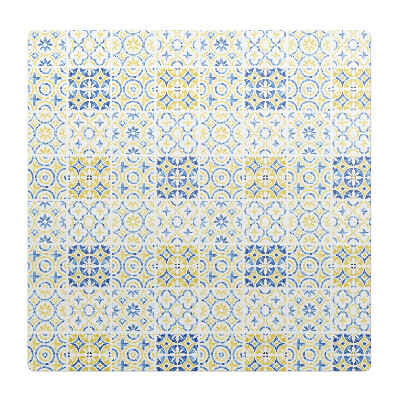 Ochranná podložka pod židli Geometrický retro vzor