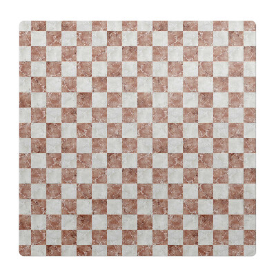 Podložka pod křeslo Mramorová šachovnice