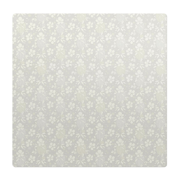 Podložka pod židli Retro květinový vzor