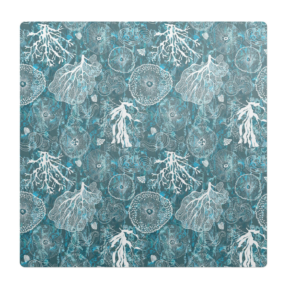 Ochranná podložka na podlahu Organické mořské vzory