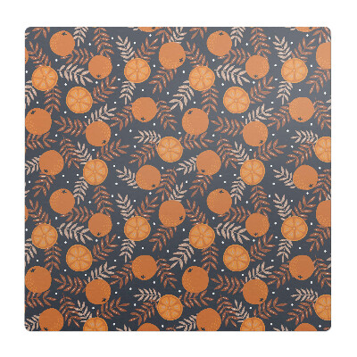 Podložka pod židli Pomeranče a listy