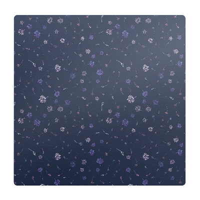 Podložka pod křeslo Květinový noční vzor