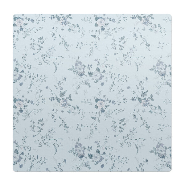 Ochranná podložka pod židli Vintage květinový vzor