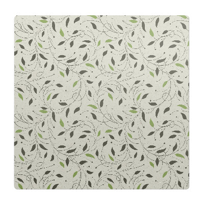 Ochranná podložka pod židli Vzorek listů rostliny