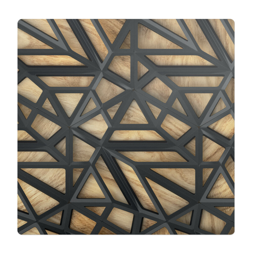 Ochranná podložka pod židli Geometrický 3D vzor