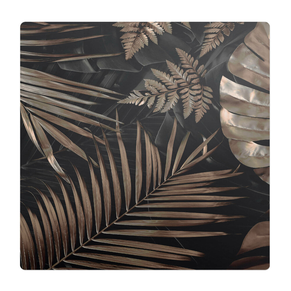 Ochranná podložka pod židli Tropické listy
