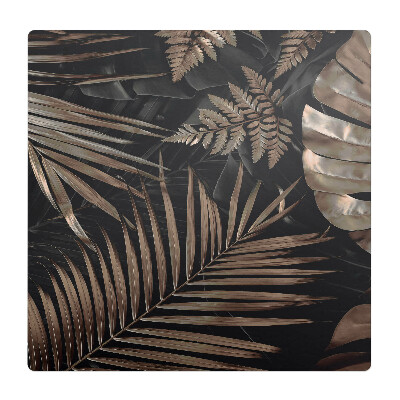 Ochranná podložka pod židli Tropické listy