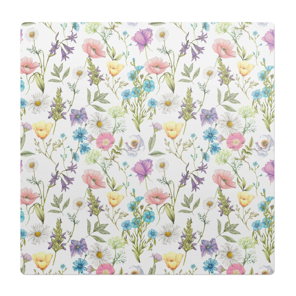 Ochranná podložka na podlahu Vintage květinový vzor